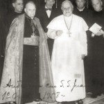 Cardenal Caro junto al papa Juan XXIII, 1958