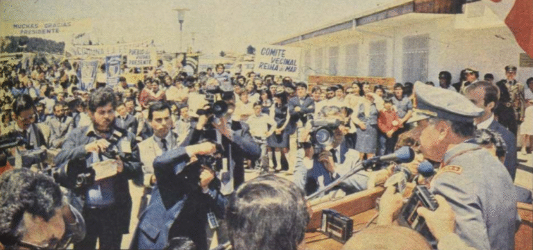 Augusto Pinochet inaugura el hospital de Pichilemu, 1985